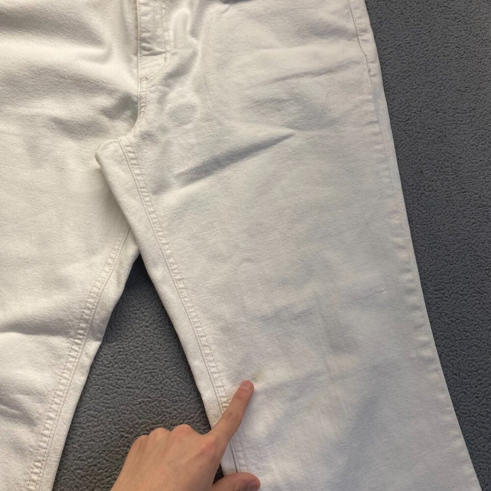 Eddie Bauer Classic Bootcut Jeans Women's White Size 12 Denim,Embroidery - Picture 7 of 12